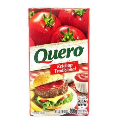 Ketchup tradicional Quero sache 300g supermercado verdurao heloisa sao raimundo nonato são raimundo nonato piaui piauí
