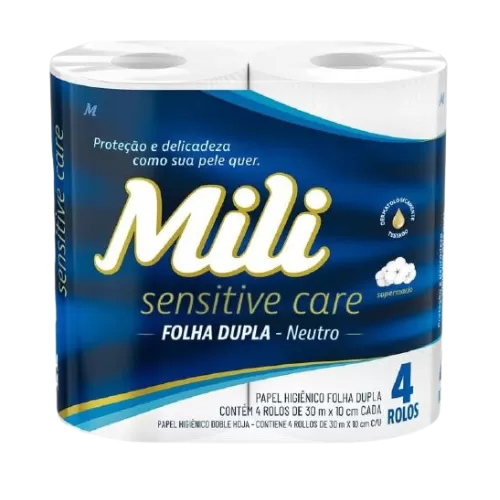 papel higienico mili folha dupla sensitive care 4rolos supermercado verdurao heloisa sao raimundo nonato são raimundo nonato piaui piauí