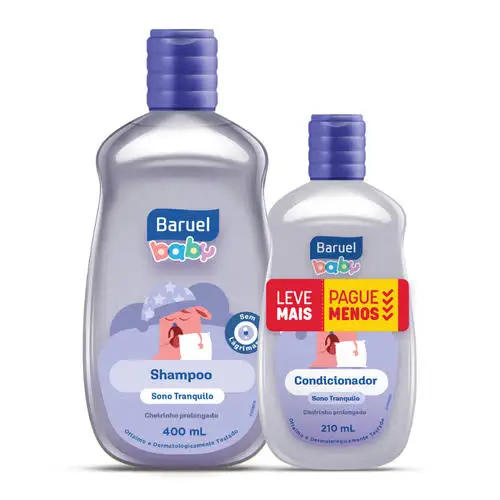 Kit shampoo e condicionador baby Baruel Sono tranquilo supermercado verdurao heloisa sao raimundo nonato são raimundo nonato piaui piauí